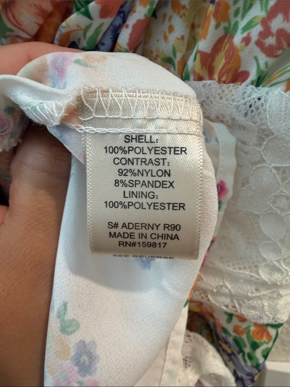 Altar’d State Aderny Patchwork Floral Dress - Picture 5 of 5